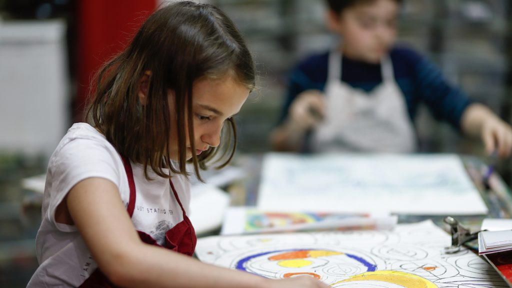 Cours de peinture enfants - Atelier Oh les beaux jours Paris