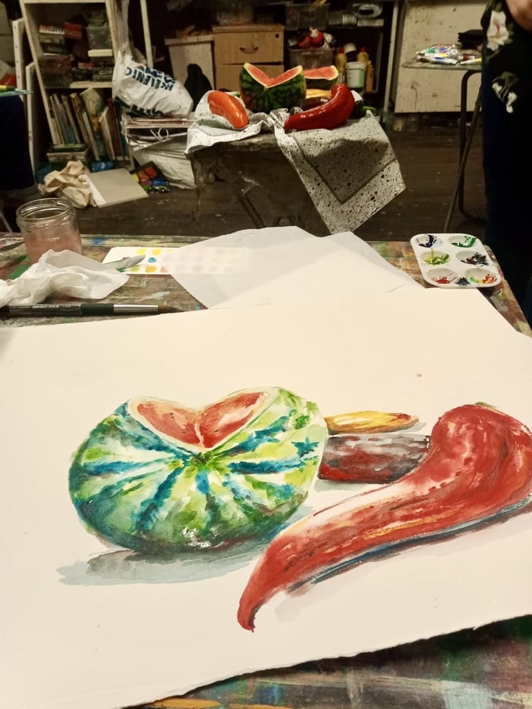 1 cours d'essai d'aquarelle 2h30