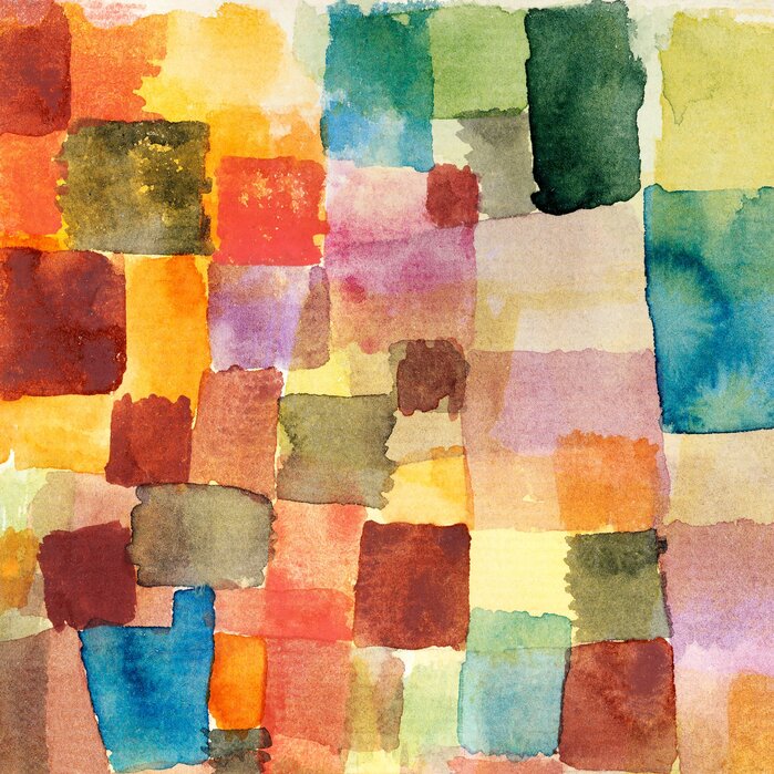 Harmonie des couleurs et abstraction